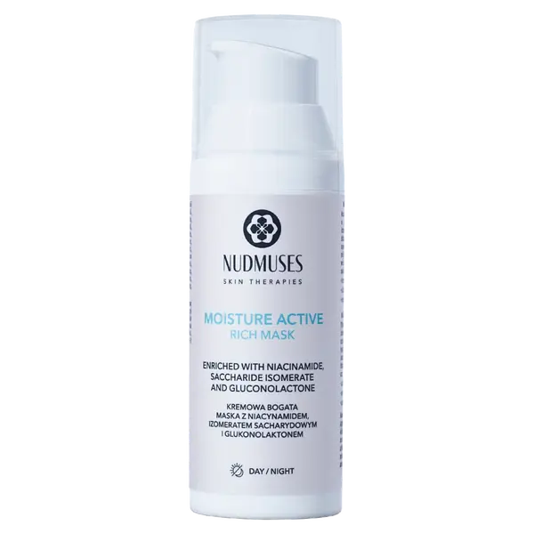 Кремовая маска, обогащенная ниацинамидом и пентавитином, 50 мл Nudmuses Moisture active rich mask
Кремовая маска, обогащенная ниацинамидом и пентавитином, 50 мл Nudmuses Moisture active rich mask