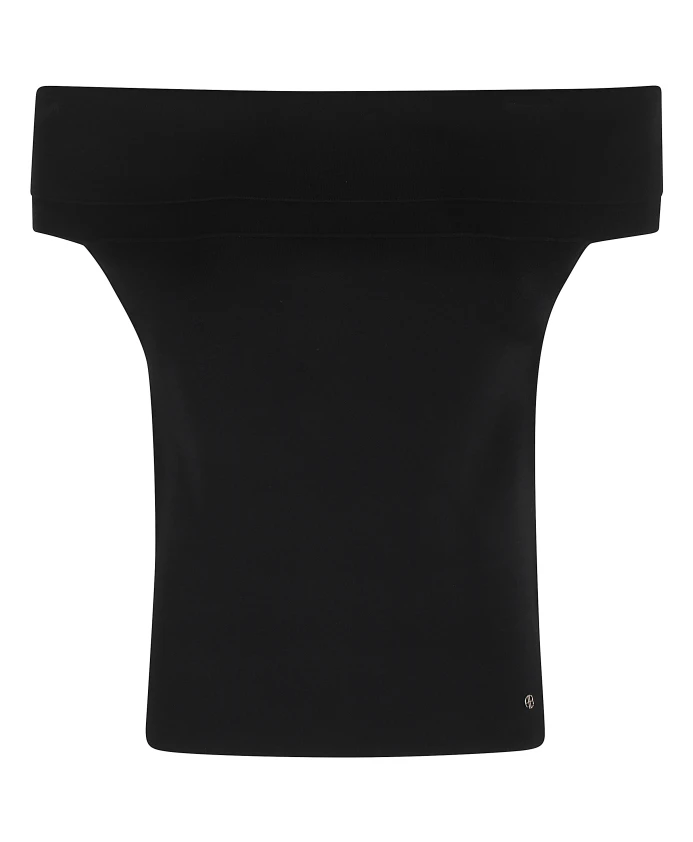 Черный топ без рукавов с открытыми плечами Anine Bing, черный
Черный топ без рукавов с открытыми плечами Anine Bing, черный