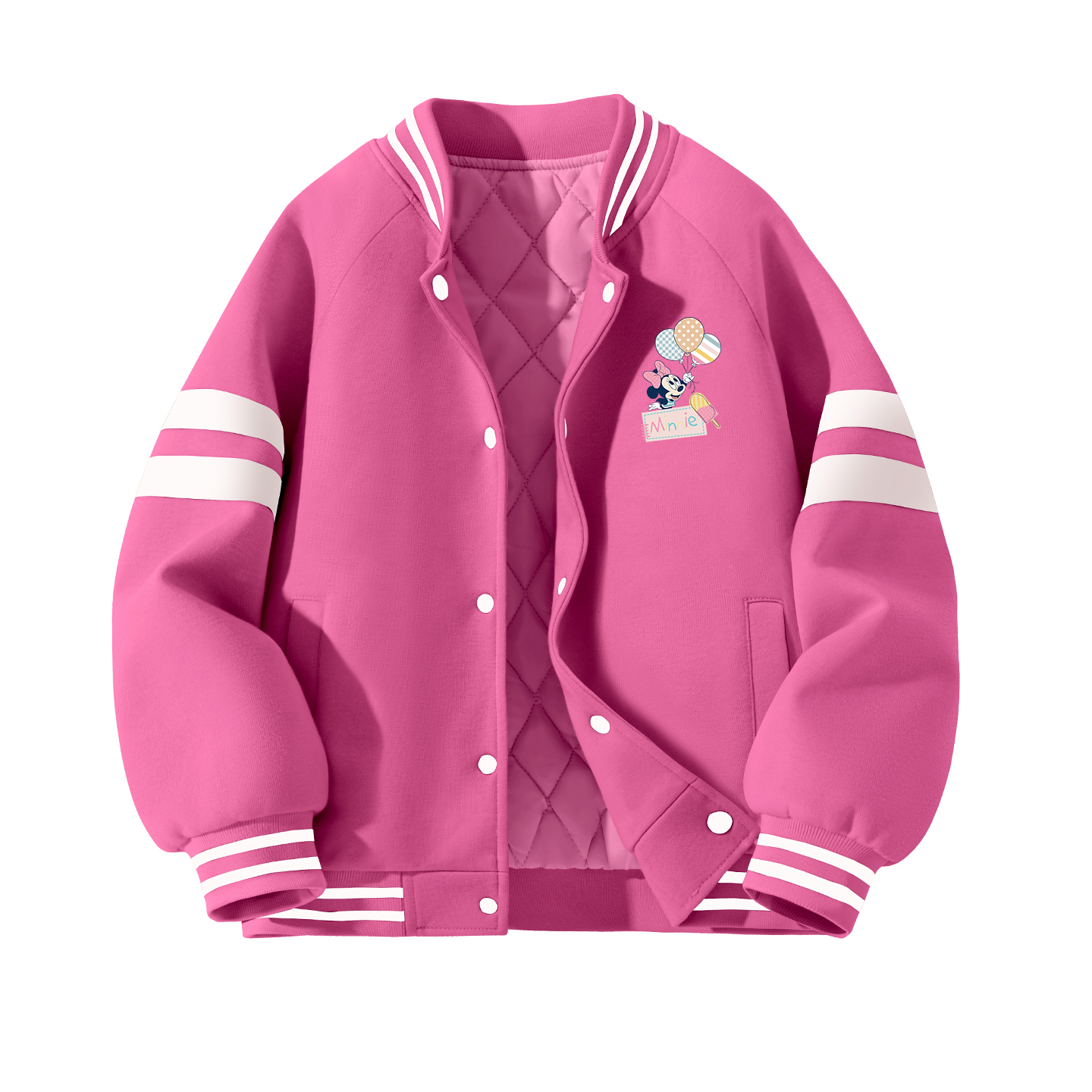 Детская бейсбольная куртка Disney, розовый
Детская бейсбольная куртка Disney, розовый