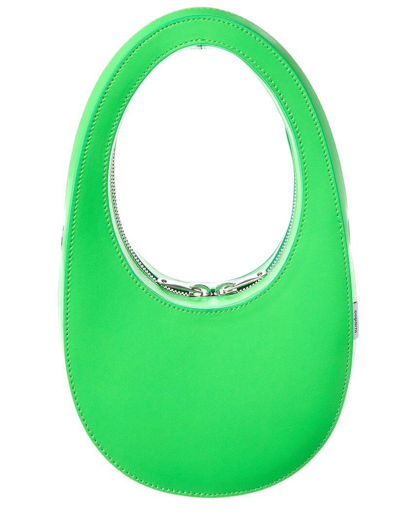 Кожаная сумка-хобо Coperni Swipe Mini, зеленый 
Кожаная сумка-хобо Coperni Swipe Mini, зеленый