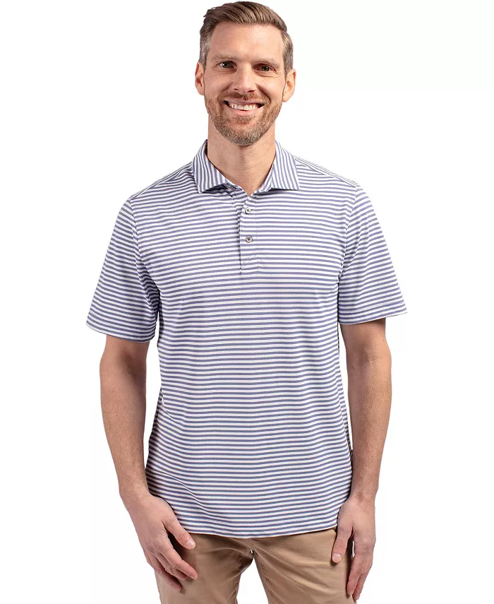 Мужская поло Virtue Eco Pique Stripe из переработанного материала Cutter & Buck, фиолетовый
Мужская поло Virtue Eco Pique Stripe из переработанного материала Cutter & Buck, фиолетовый