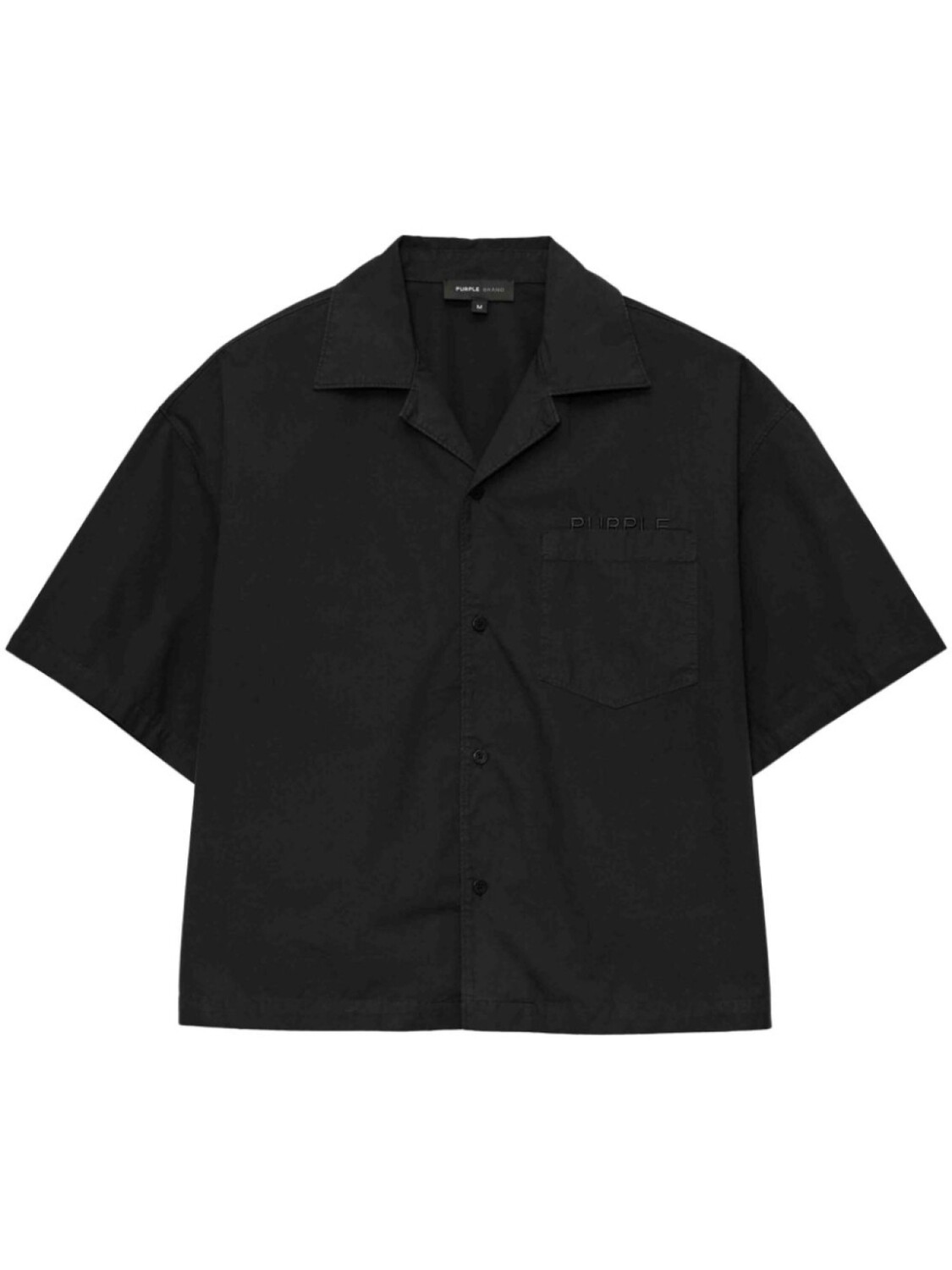 Рубашка с вышитым логотипом Purple Brand, черный
Рубашка с вышитым логотипом Purple Brand, черный