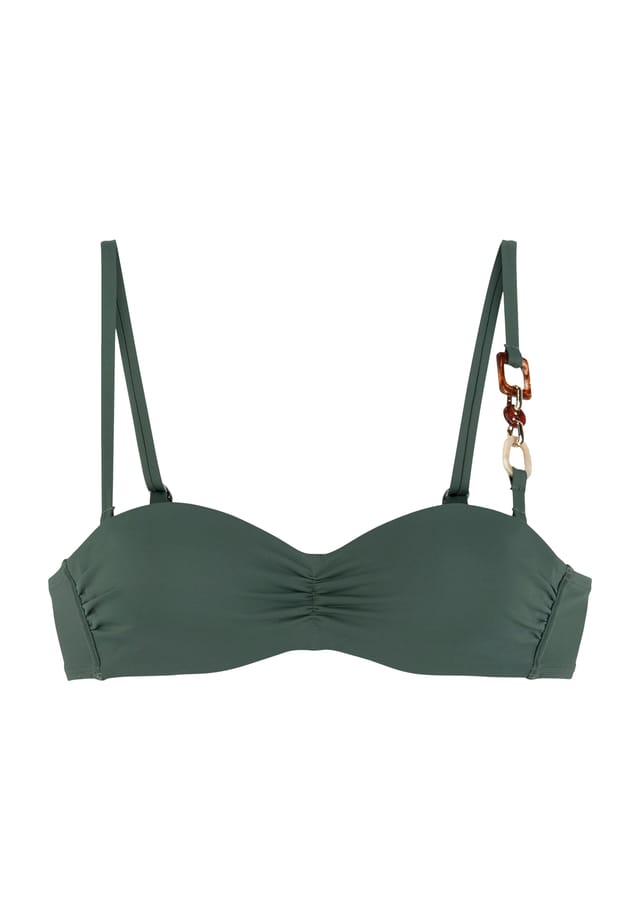 Верх бикини Yves бандо узкие бретели Lascana, зеленый
Верх бикини Yves бандо узкие бретели Lascana, зеленый