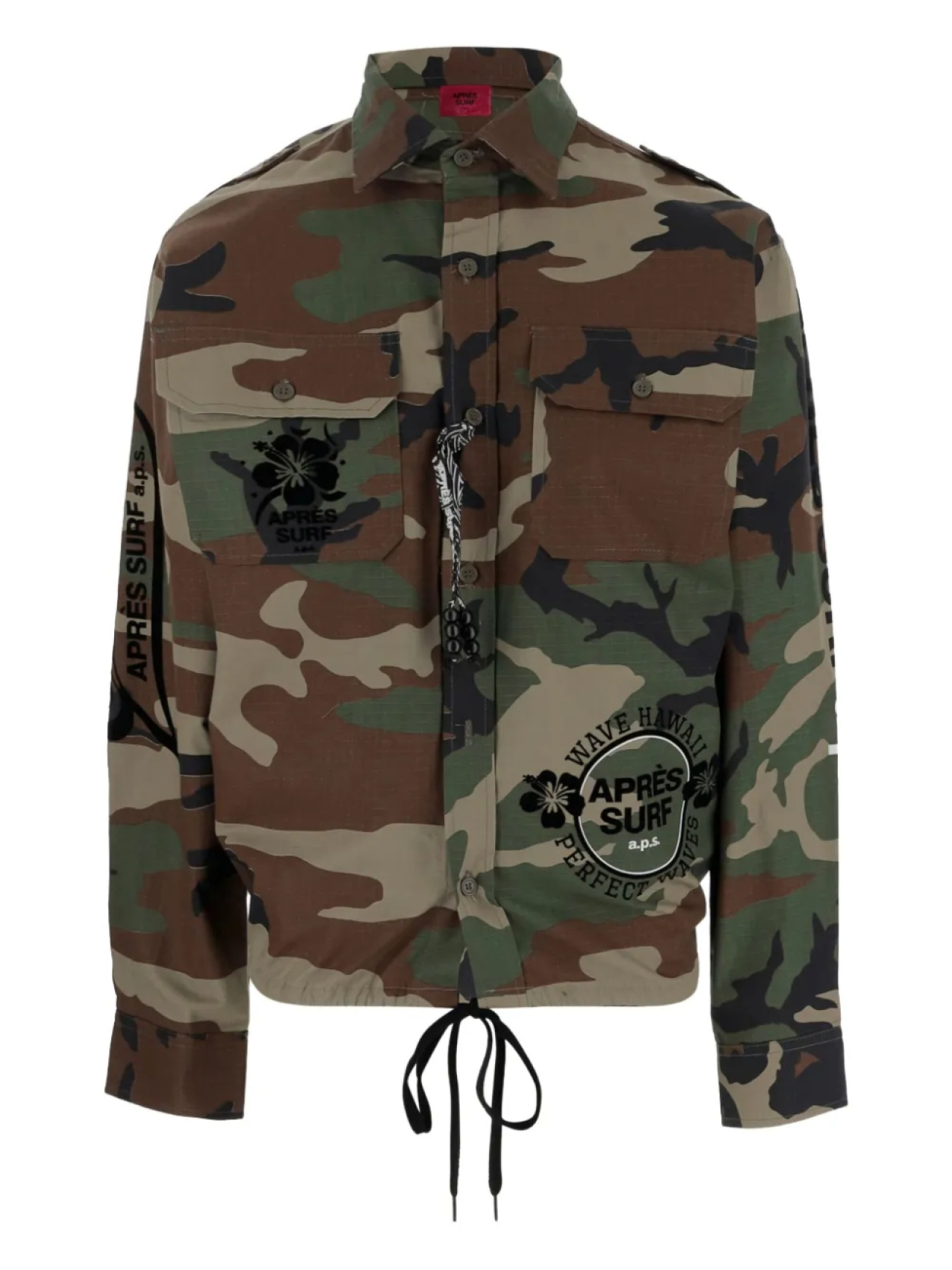 Хлопковая военная куртка Après Surf, коричневый
Хлопковая военная куртка Après Surf, коричневый