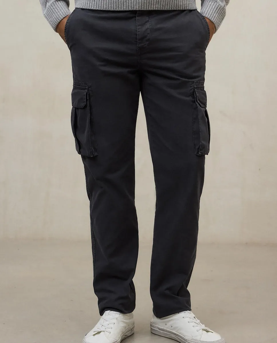 Мужские прямые брюки с боковыми карманами и застежкой на пуговицу и молнию Ecoalf, темно-серый
Мужские прямые брюки с боковыми карманами и застежкой на пуговицу и молнию Ecoalf, темно-серый