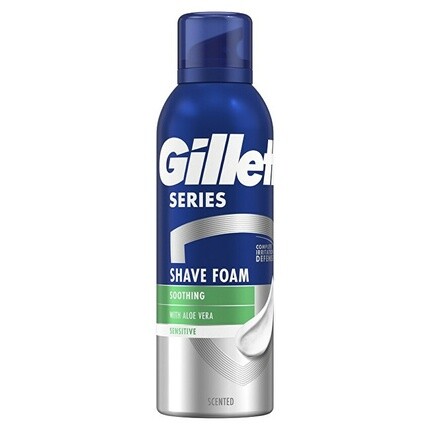 Успокаивающая пена для бритья Series Sensitive Aloe Vera (Soothing Shave Foam) 200 мл Gillette
Успокаивающая пена для бритья Series Sensitive Aloe Vera (Soothing Shave Foam) 200 мл Gillette