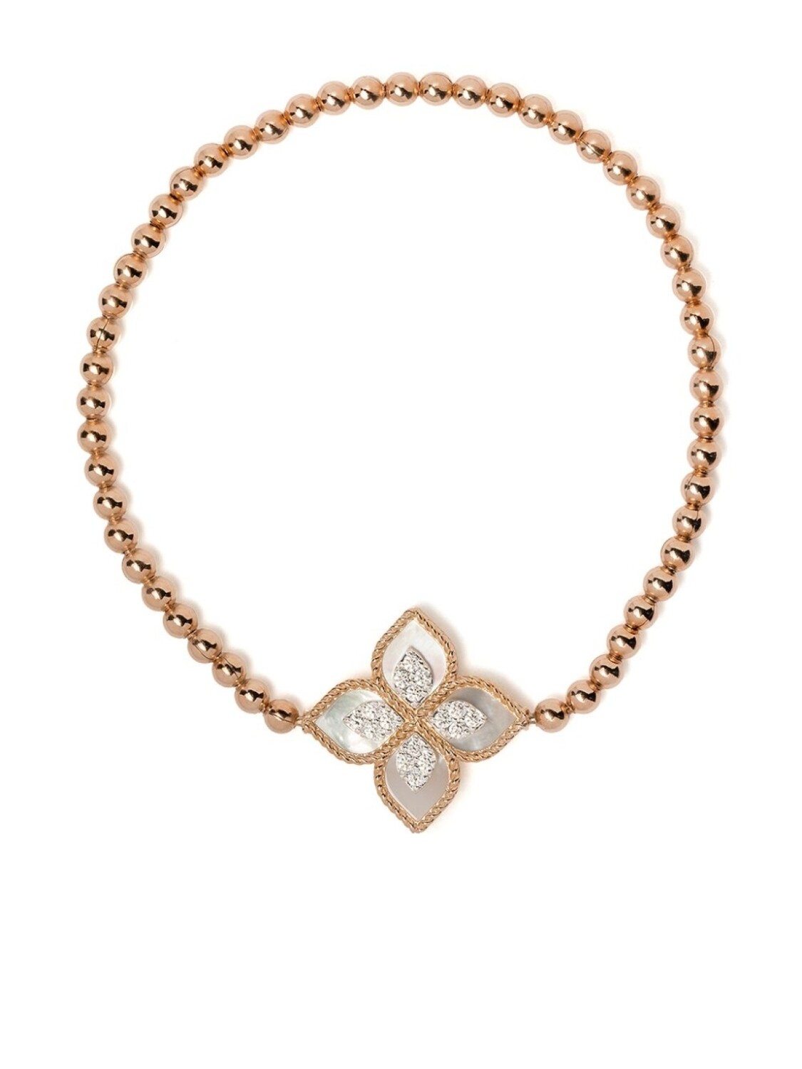 Браслет Princess Flower из розового золота с бриллиантами Roberto Coin, розовый
Браслет Princess Flower из розового золота с бриллиантами Roberto Coin, розовый