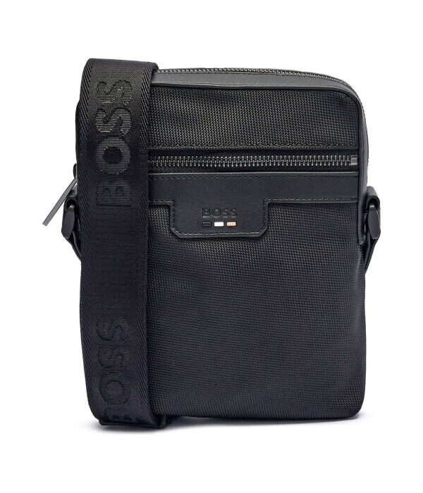 Сумка мужская Boss текстильная через плечо, черный
Сумка мужская Boss текстильная через плечо, черный