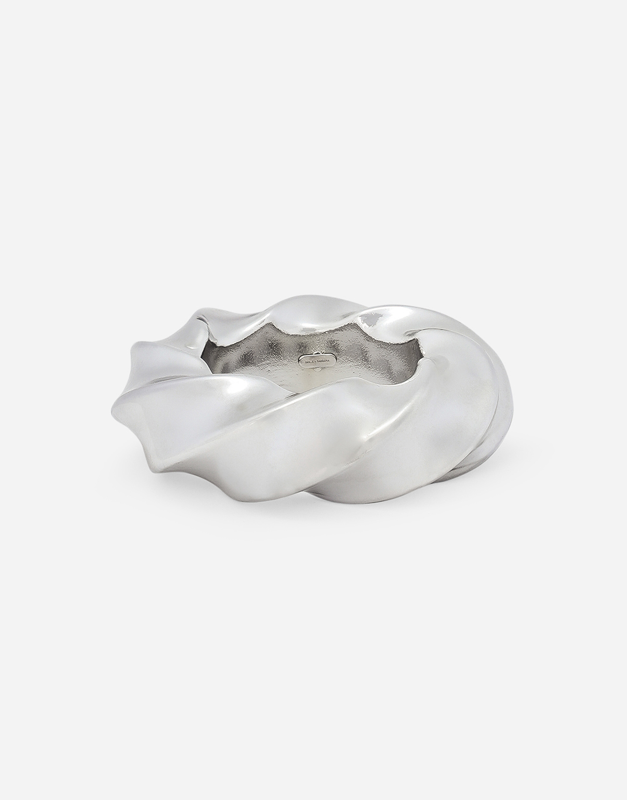 Жесткий браслет-торшон Dolce & Gabbana, серебряный
Жесткий браслет-торшон Dolce & Gabbana, серебряный