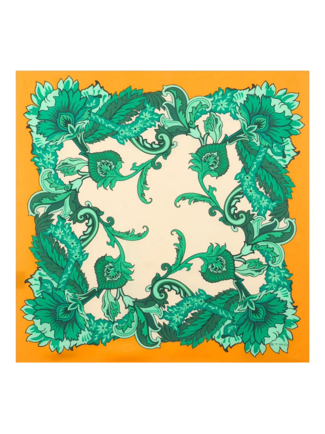 Шарф из шелкового твила ETRO, оранжевый
Шарф из шелкового твила ETRO, оранжевый