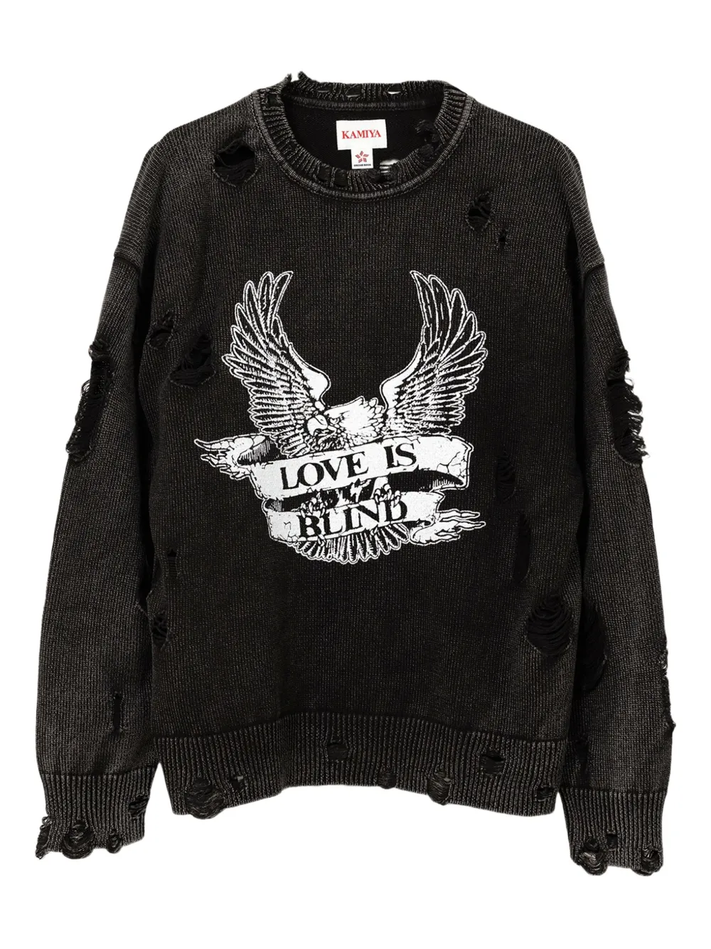 Толстовка с эффектом потертости и принтом KAMIYA, черный
Толстовка с эффектом потертости и принтом KAMIYA, черный