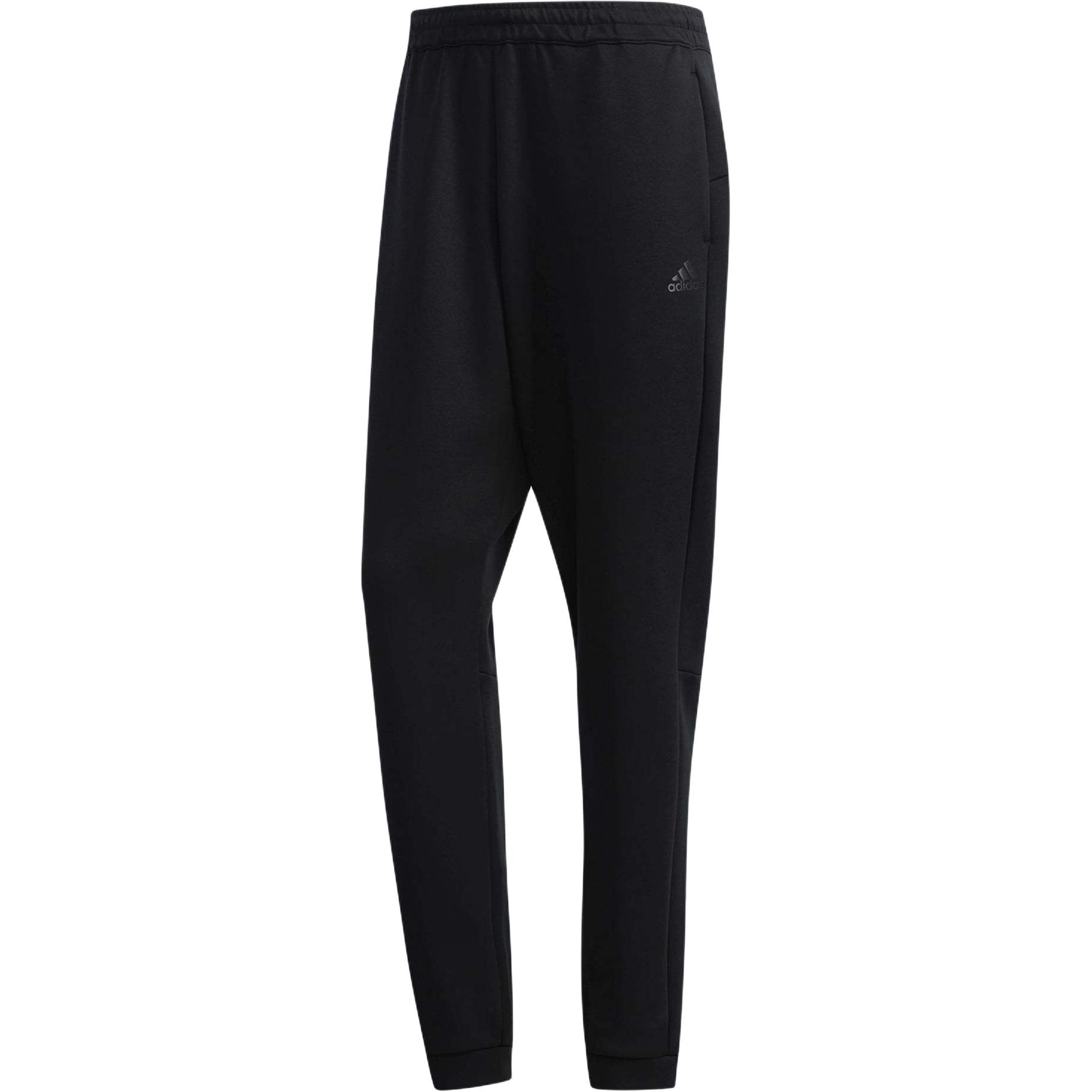 Трикотажные спортивные штаны мужские черные Adidas 
Трикотажные спортивные штаны мужские черные Adidas