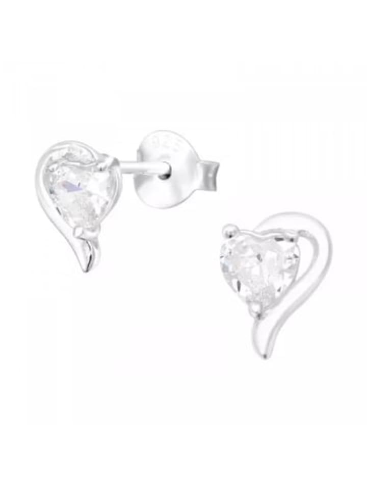 Alexander York Серьги-гвоздики в форме сердца с фианитами из серебра 925 пробы, комплект из 2 штук
Alexander York Серьги-гвоздики в форме сердца с фианитами из серебра 925 пробы, комплект из 2 штук