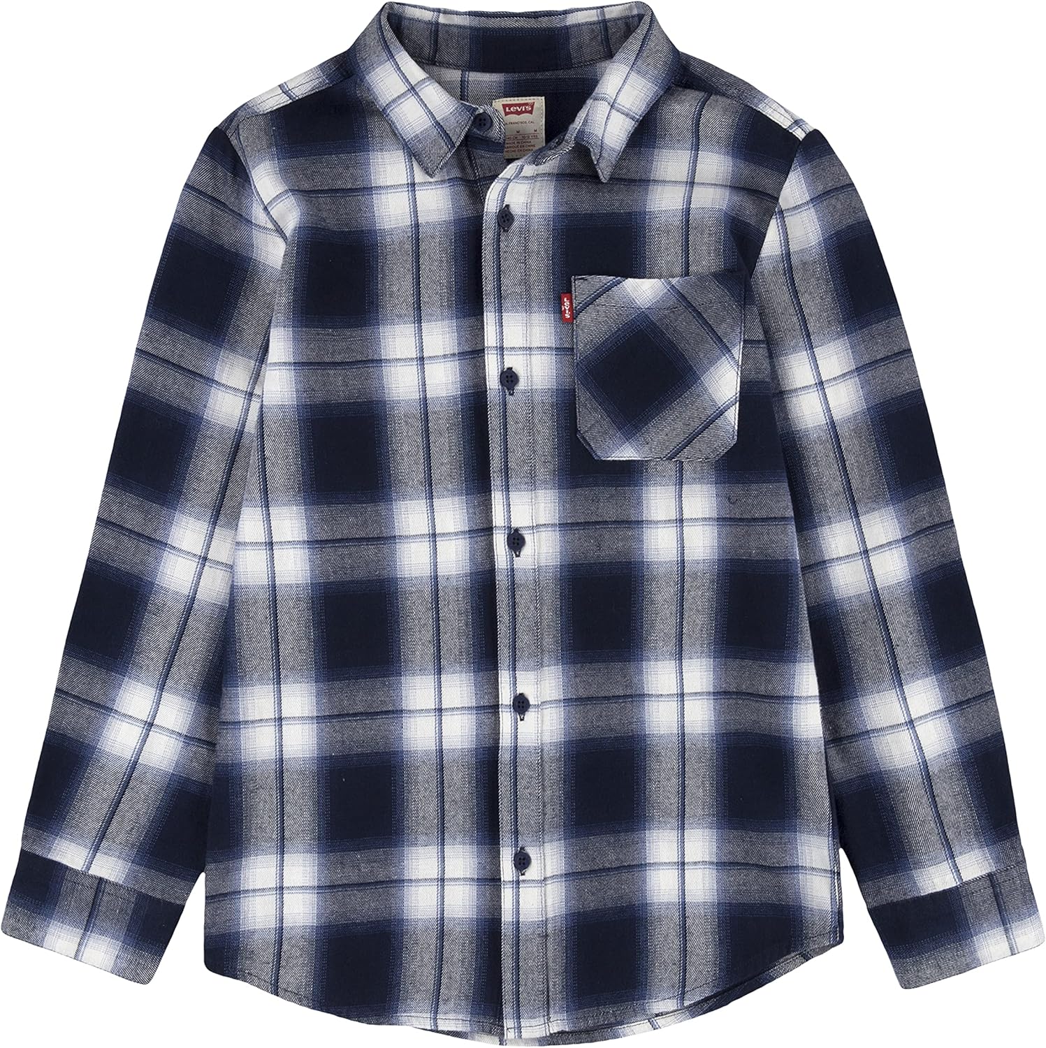 Рубашка Levi's для мальчиков с длинным рукавом из фланели, Peacoat
Рубашка Levi's для мальчиков с длинным рукавом из фланели, Peacoat