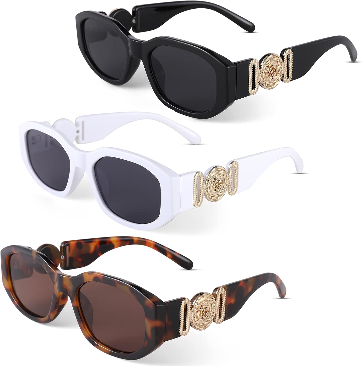 Солнцезащитные очки Hycredi прямоугольной формы для женщин и мужчин, ретро-очки для вождения, винтажный стиль 90-х, нестандартная оправа, защита UV400, B2- Black/Grey +White/Grey +Tortoise/Brown
Солнцезащитные очки Hycredi прямоугольной формы для женщин и мужчин, ретро-очки для вождения, винтажный стиль 90-х, нестандартная оправа, защита UV400, B2- Black/Grey +White/Grey +Tortoise/Brown