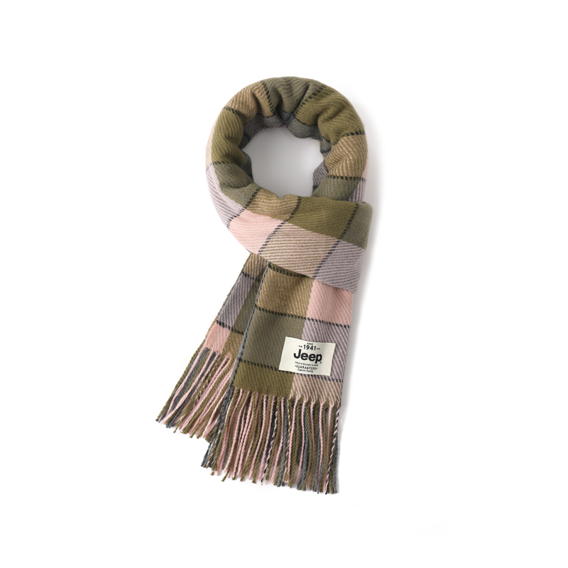 Jeep Искусственный кашемировый вязаный шарф унисекс, Green Pink
Jeep Искусственный кашемировый вязаный шарф унисекс, Green Pink