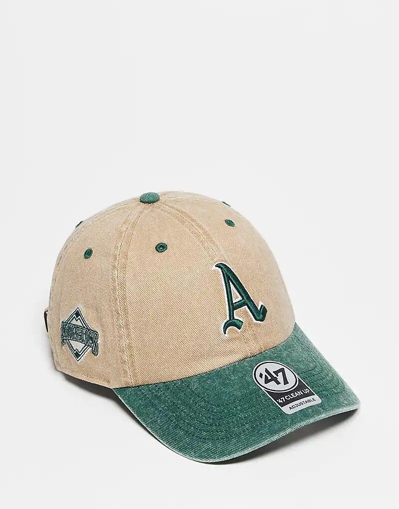 47 Brand Oaklands Athletics текстурированная кепка с контрастным козырьком, многоцветная зеленая
47 Brand Oaklands Athletics текстурированная кепка с контрастным козырьком, многоцветная зеленая