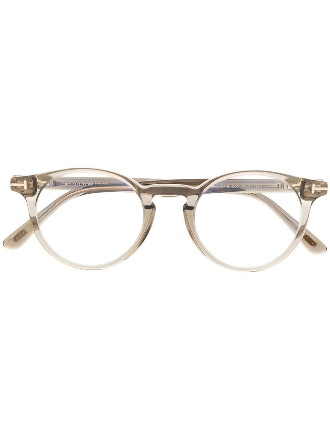TOM FORD Eyewear очки TF5557B в круглой оправе, нейтральный цвет
TOM FORD Eyewear очки TF5557B в круглой оправе, нейтральный цвет