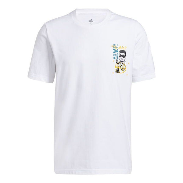 Футболка don avt rook баскетбол спорт печать круглый вырез короткий рукав Adidas, белый
Футболка don avt rook баскетбол спорт печать круглый вырез короткий рукав Adidas, белый