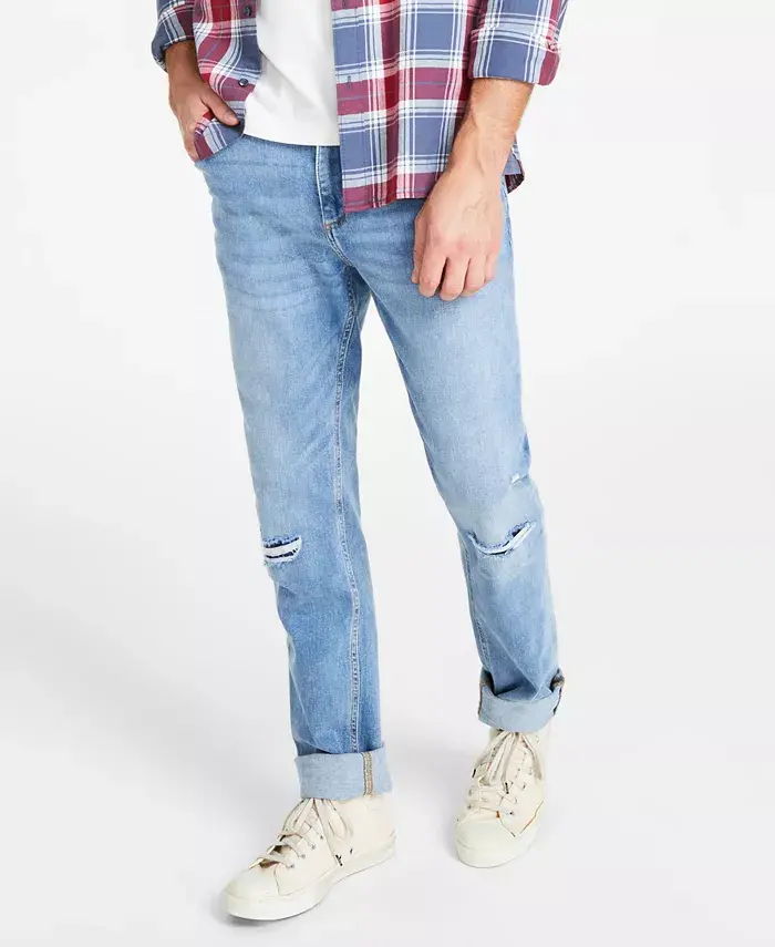 Мужские джинсы Melbourne с эффектом разрушения, Slim-Fit Sun + Stone, синий
Мужские джинсы Melbourne с эффектом разрушения, Slim-Fit Sun + Stone, синий