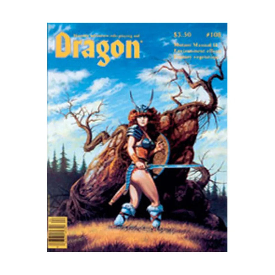 Журнал #108 "Mutant Manual II - Gamma World Creatures", Dragon Magazine #101 - #150
Журнал #108 "Mutant Manual II - Gamma World Creatures", Dragon Magazine #101 - #150