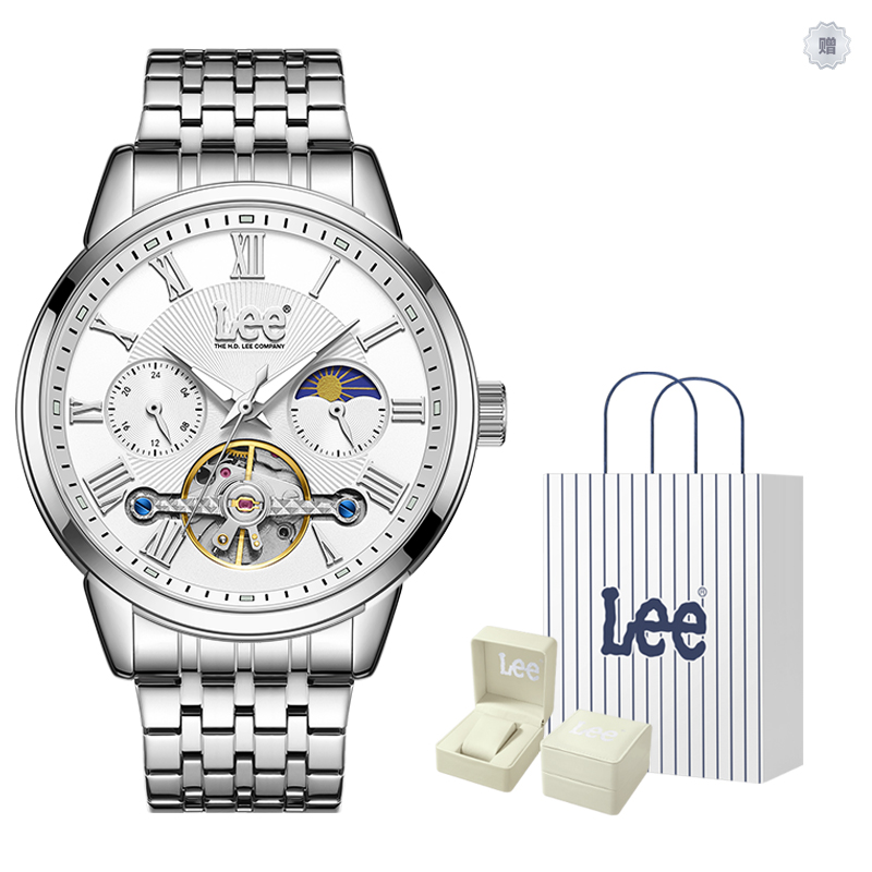 Lee Мужские часы с автоподзаводом, механический механизм, стальной браслет, черный циферблат, Node Holiday Box
Lee Мужские часы с автоподзаводом, механический механизм, стальной браслет, черный циферблат, Node Holiday Box
