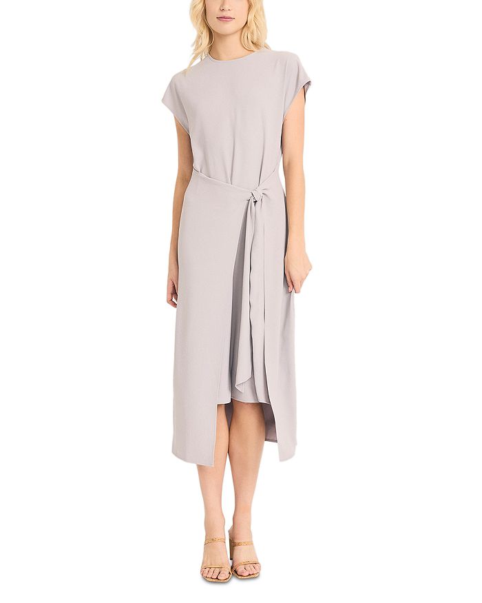 Платье с имитацией запаха Luxely, серый 
Платье с имитацией запаха Luxely, серый