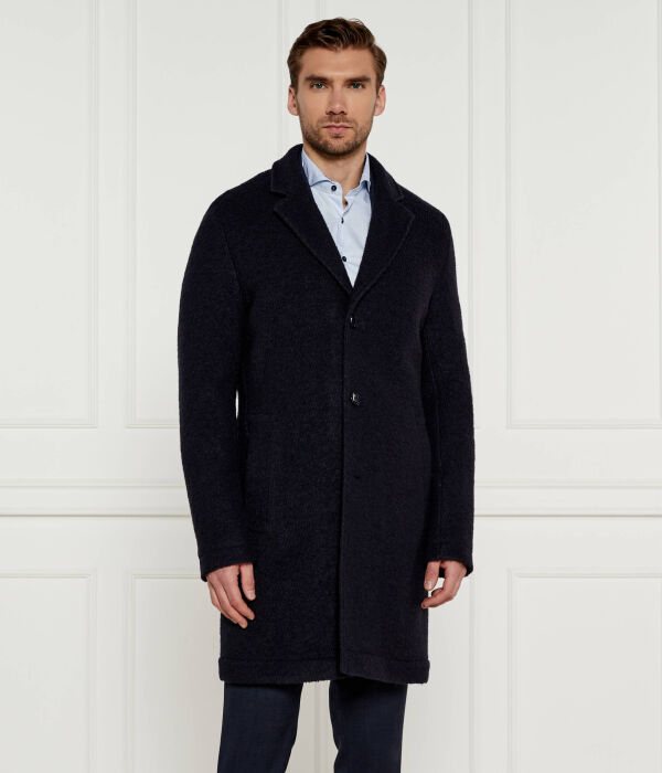 Шерстяное пальто хайд Boss, синий
Шерстяное пальто хайд Boss, синий