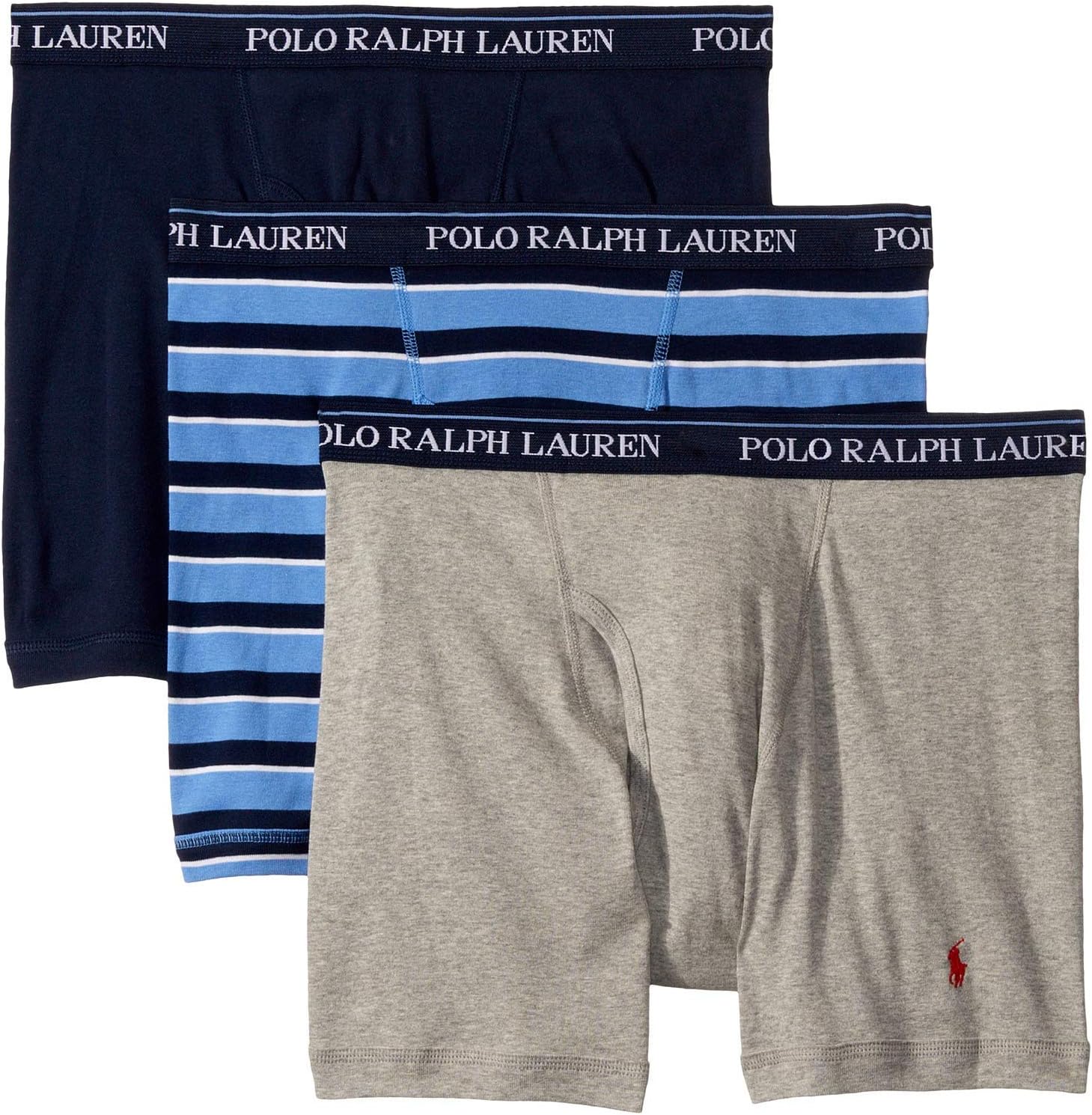 POLO RALPH LAUREN Мужские классические боксеры с влагоотводящим эффектом, 3 шт, Blue,Navy
POLO RALPH LAUREN Мужские классические боксеры с влагоотводящим эффектом, 3 шт, Blue,Navy