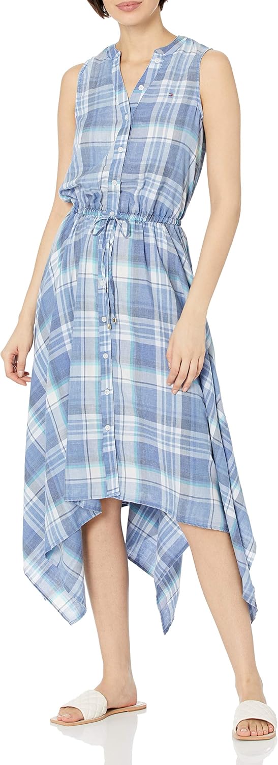 Женское платье-рубашка Tommy Hilfiger с платком Tommy Hilifger, Blue Multi
Женское платье-рубашка Tommy Hilfiger с платком Tommy Hilifger, Blue Multi