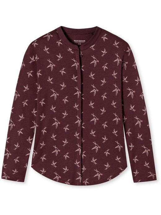 Длинный рукав mix & relax Schiesser, бордовый
Длинный рукав mix & relax Schiesser, бордовый