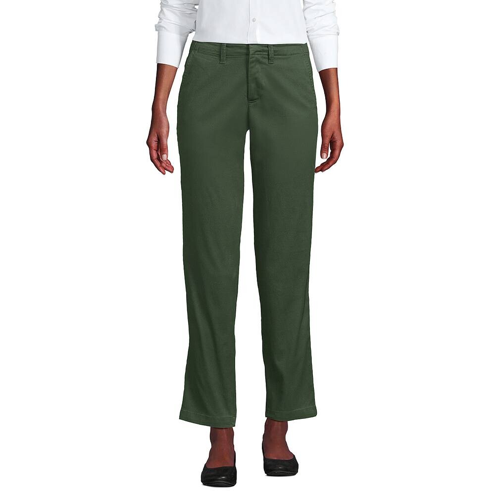 Женские классические прямые брюки-чинос со средней посадкой до щиколотки Lands End Lands' End, цвет Estate Green
Женские классические прямые брюки-чинос со средней посадкой до щиколотки Lands End Lands' End, цвет Estate Green