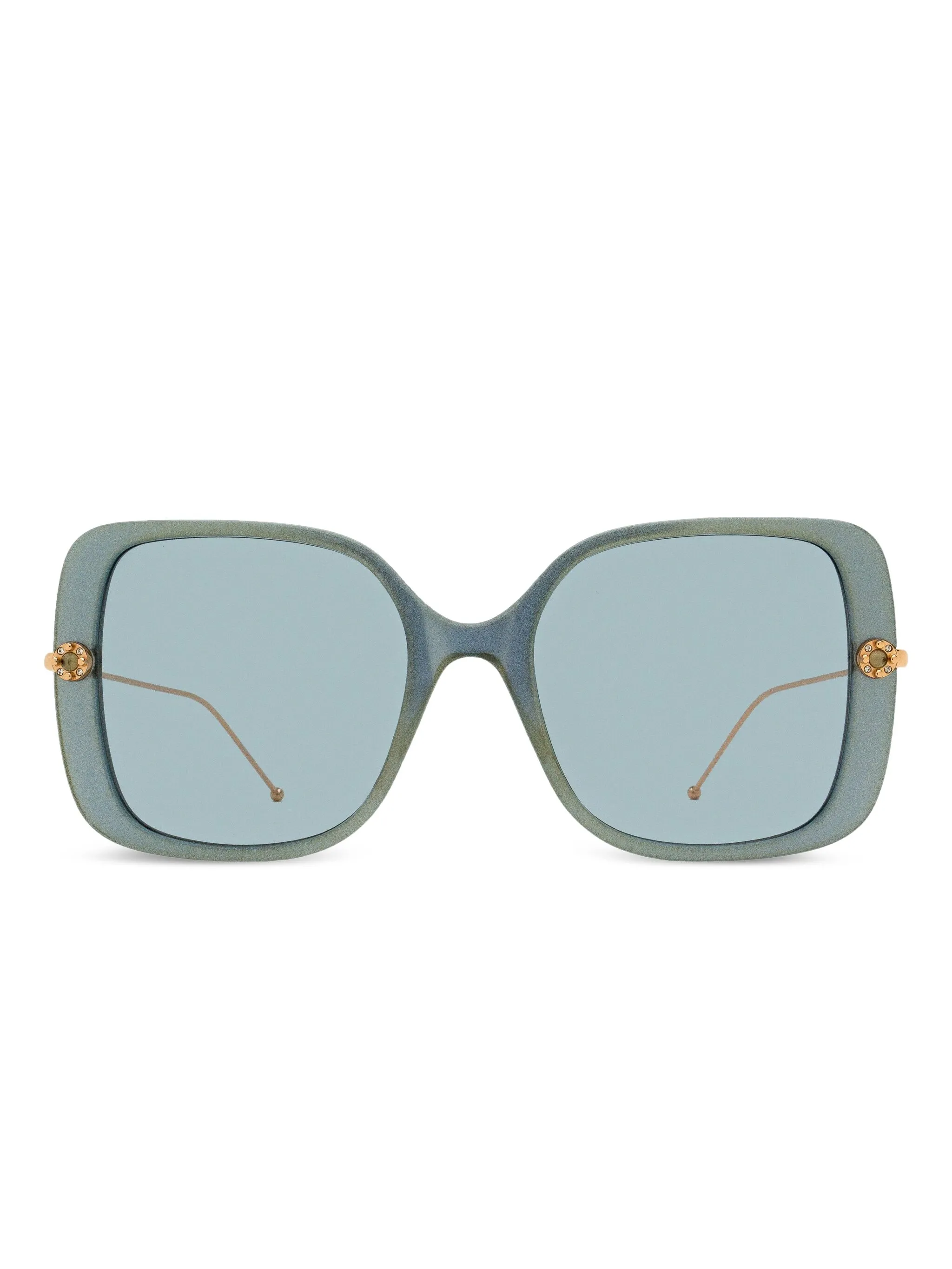 Солнцезащитные очки с кристаллами Pomellato Eyewear, синий
Солнцезащитные очки с кристаллами Pomellato Eyewear, синий