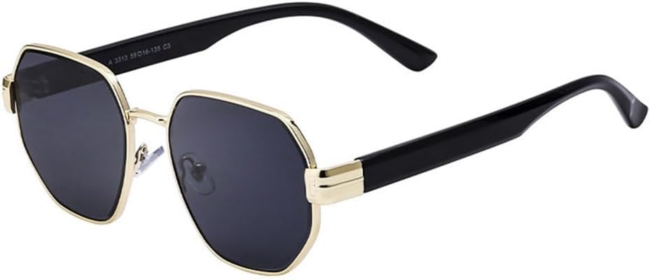 Модные солнцезащитные очки класса люкс, классический панк, солнцезащитные очки для мужчин и женщин в винтажной оправе, очки для вождения с защитой от УФ-излучения UV400 LVTFCO, Black Gold
Модные солнцезащитные очки класса люкс, классический панк, солнцезащитные очки для мужчин и женщин в винтажной оправе, очки для вождения с защитой от УФ-излучения UV400 LVTFCO, Black Gold