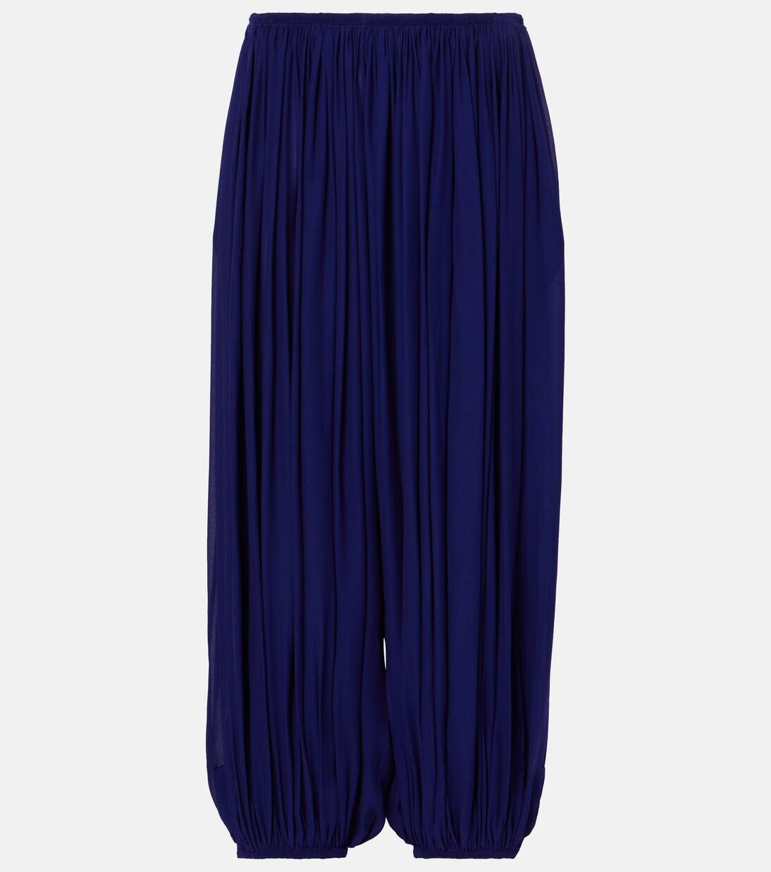 Зауженные брюки-баллоны Alaïa, цвет violet fonce
Зауженные брюки-баллоны Alaïa, цвет violet fonce