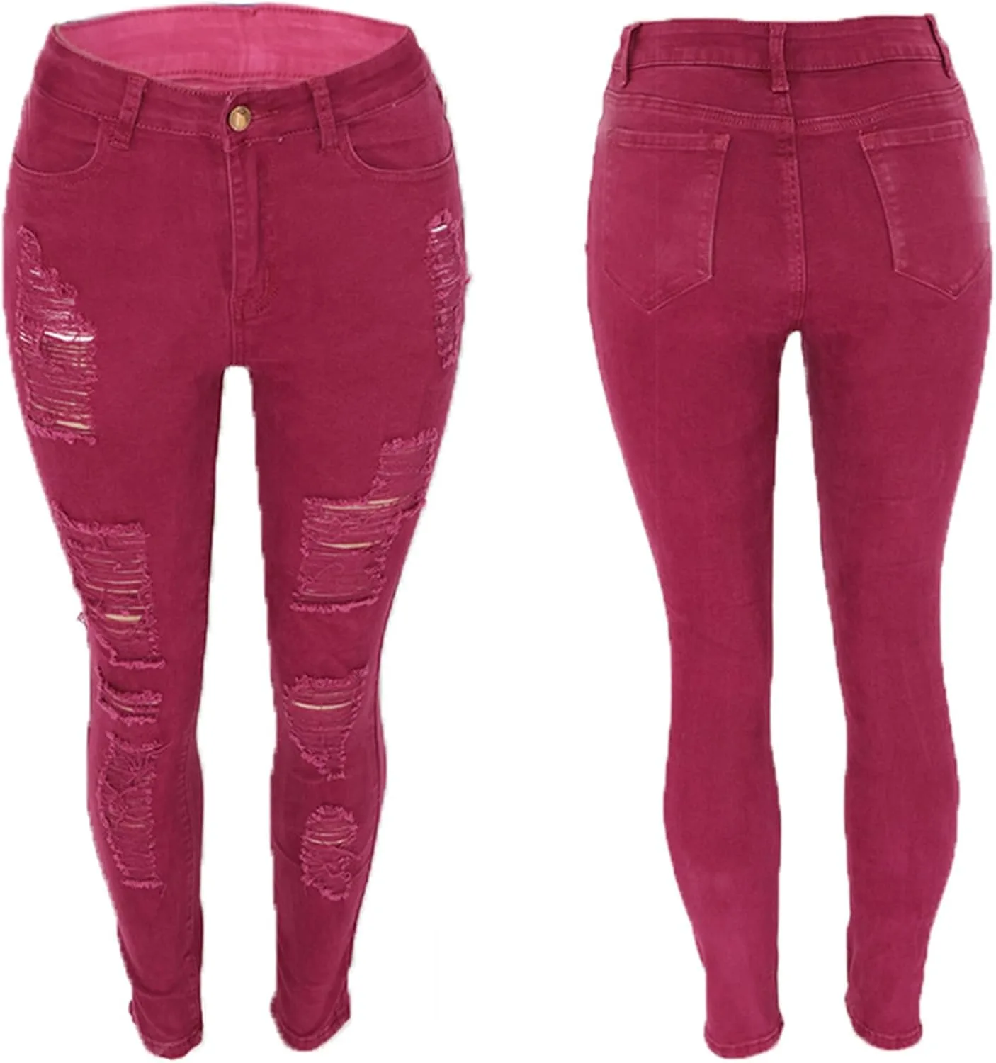 Женские джинсы Skinny с потертостями и рваным краем, Stretchy Slim Fit, Plus Size Smoneyful
Женские джинсы Skinny с потертостями и рваным краем, Stretchy Slim Fit, Plus Size Smoneyful