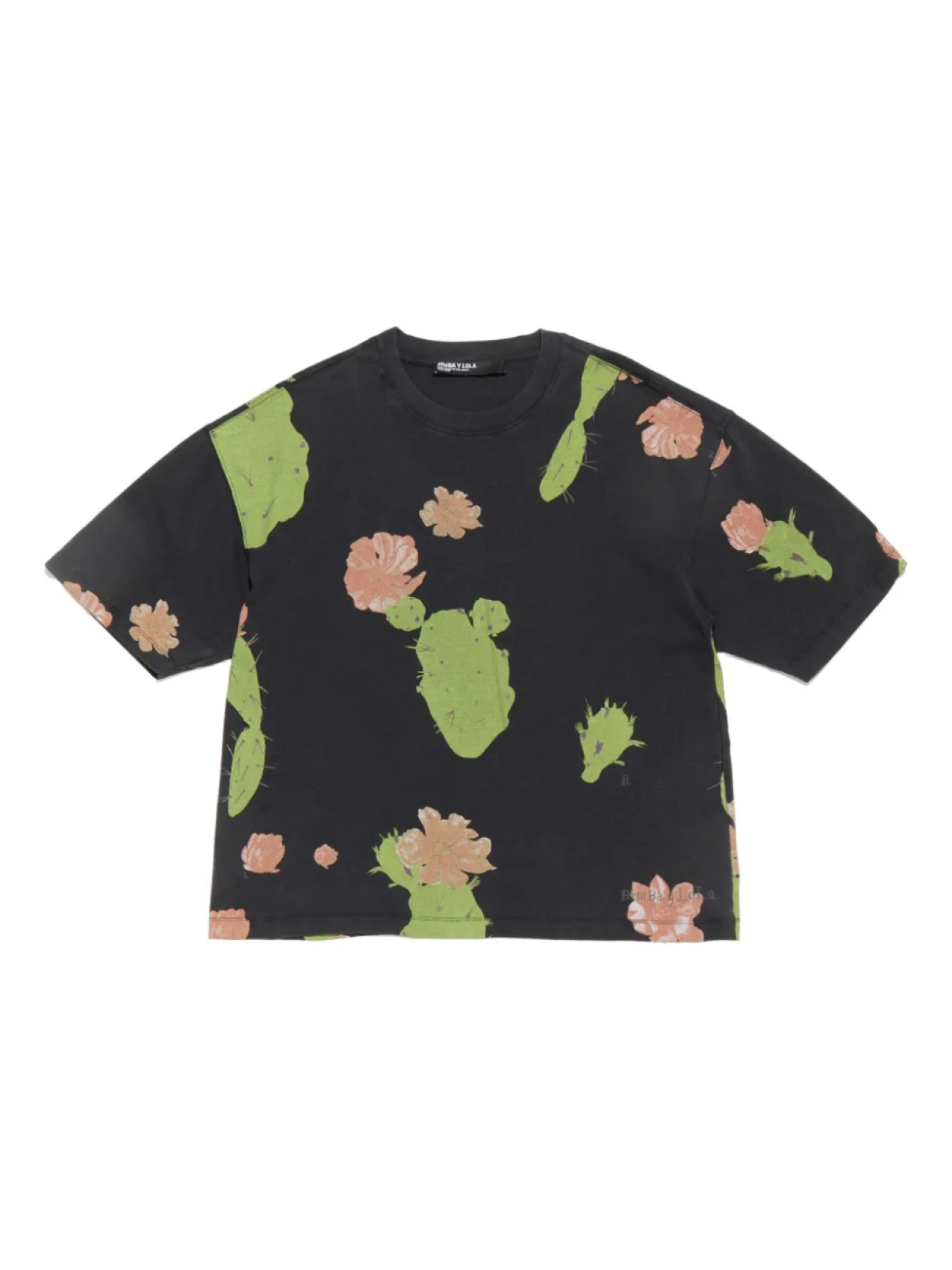 Bimba y Lola футболка оверсайз с принтом, черный 
Bimba y Lola футболка оверсайз с принтом, черный