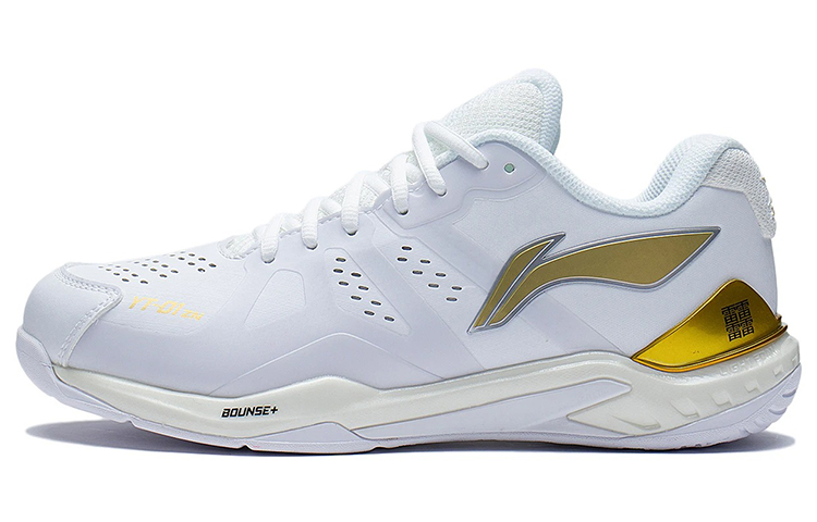 Кроссовки для бадминтона Cloud Thunder унисекс с низким верхом стандартные белые/ярко-золотые Lining
Кроссовки для бадминтона Cloud Thunder унисекс с низким верхом стандартные белые/ярко-золотые Lining