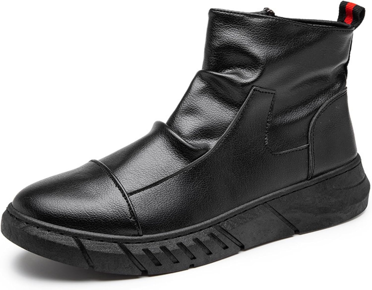 Мужские кожаные ботинки-челси с плюшевой подкладкой и боковой молнией, теплые зимние ботинки до щиколотки, с нескользящей подошвой для повседневной носки на улице Kelibasi, черный
Мужские кожаные ботинки-челси с плюшевой подкладкой и боковой молнией, теплые зимние ботинки до щиколотки, с нескользящей подошвой для повседневной носки на улице Kelibasi, черный