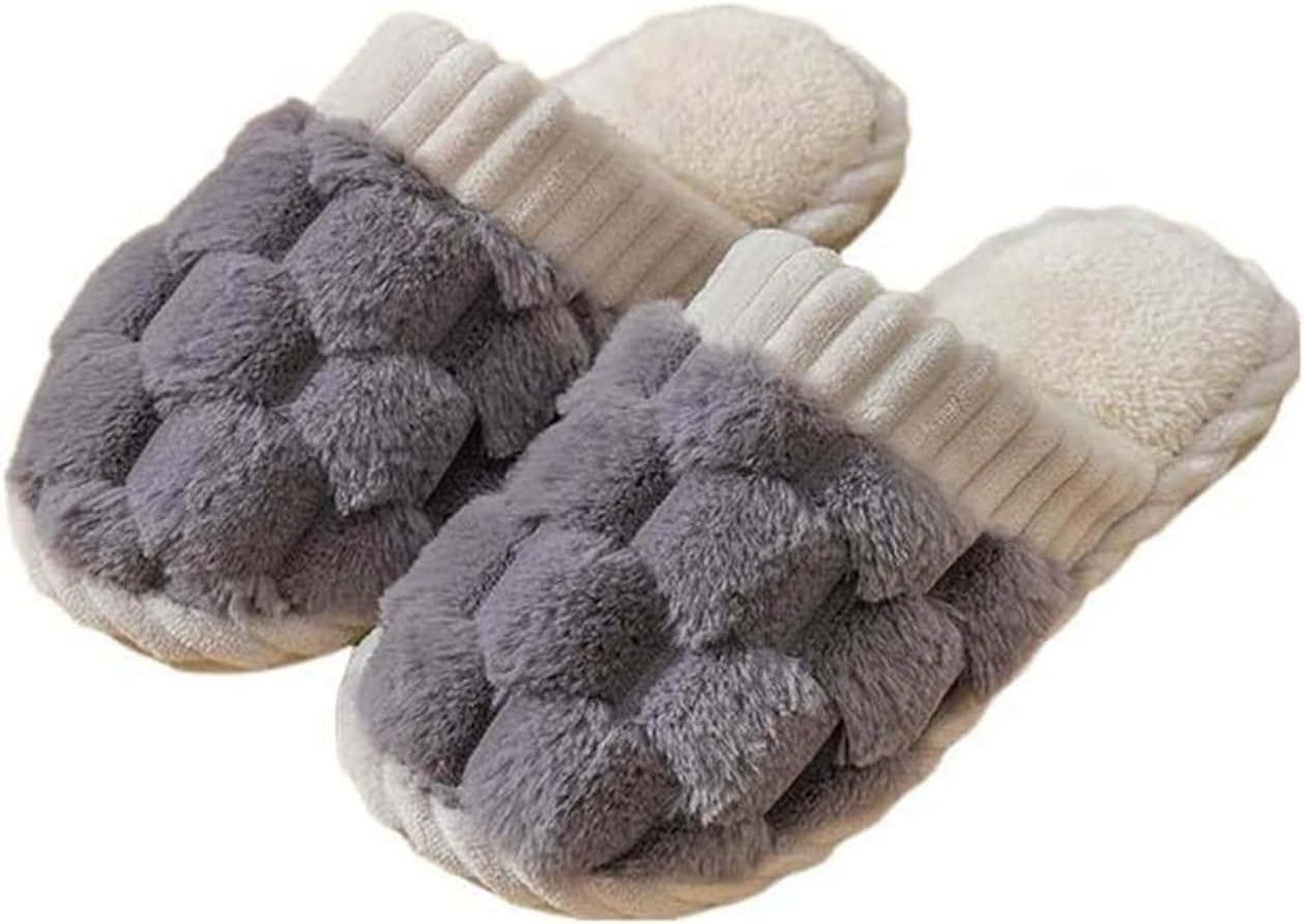 Домашние тапочки для женщин и мужчин, противоскользящие, плюшевые, в клетку, теплые уютные зимние тапочки, мягкие и удобные повседневные тапочки Kvotuu, серый
Домашние тапочки для женщин и мужчин, противоскользящие, плюшевые, в клетку, теплые уютные зимние тапочки, мягкие и удобные повседневные тапочки Kvotuu, серый