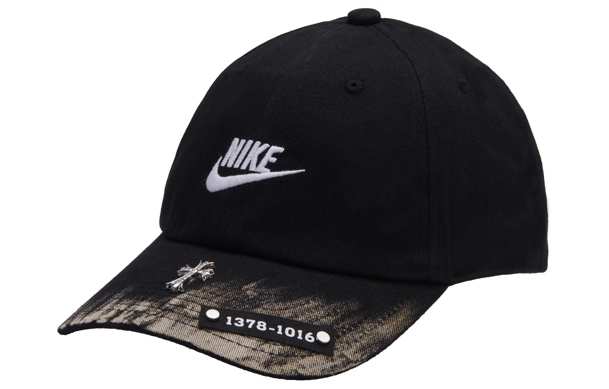 Nike Хлопковая бейсболка унисекс черная
Nike Хлопковая бейсболка унисекс черная