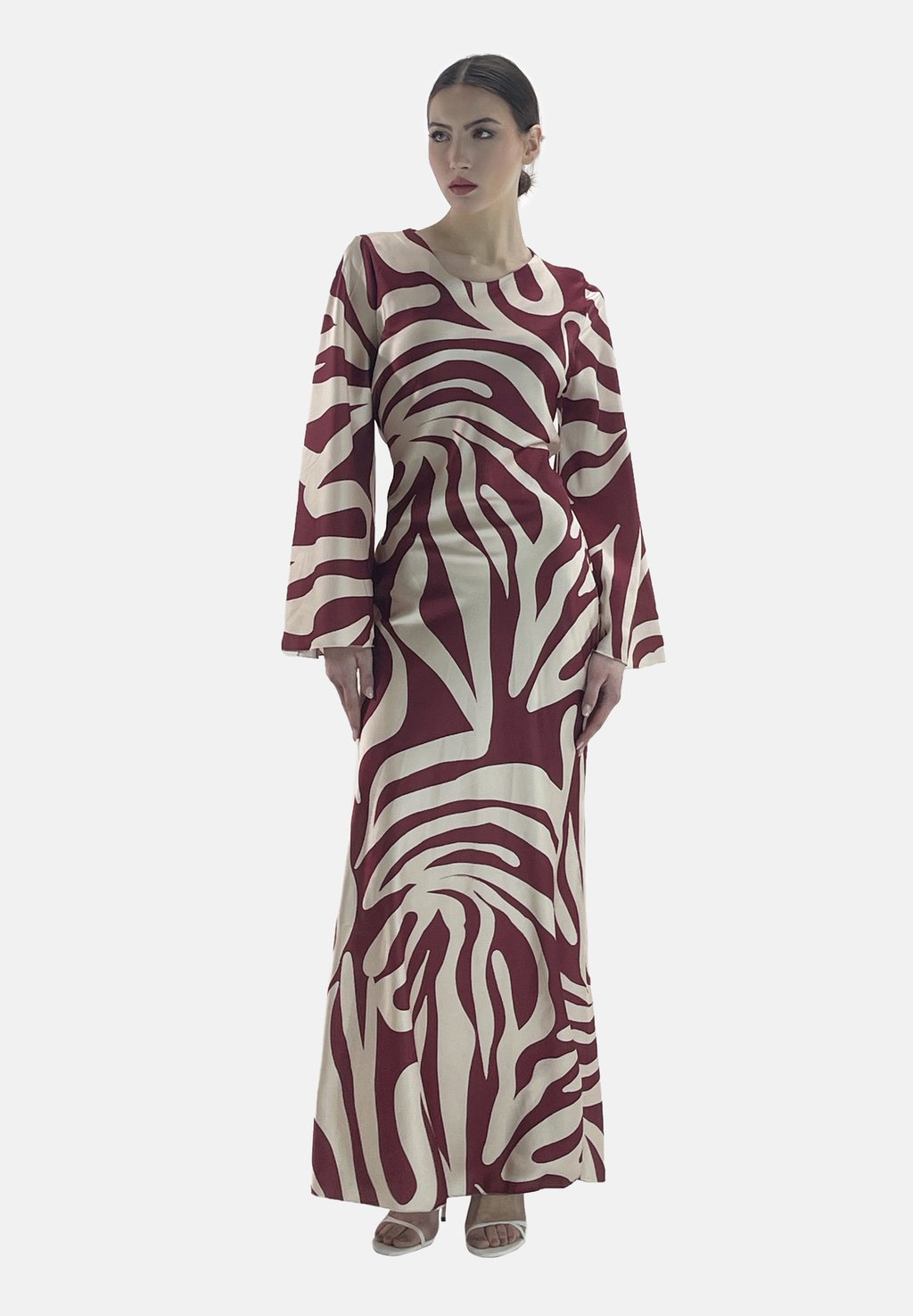 Повседневное платье Elara, бургундия 
Повседневное платье Elara, бургундия