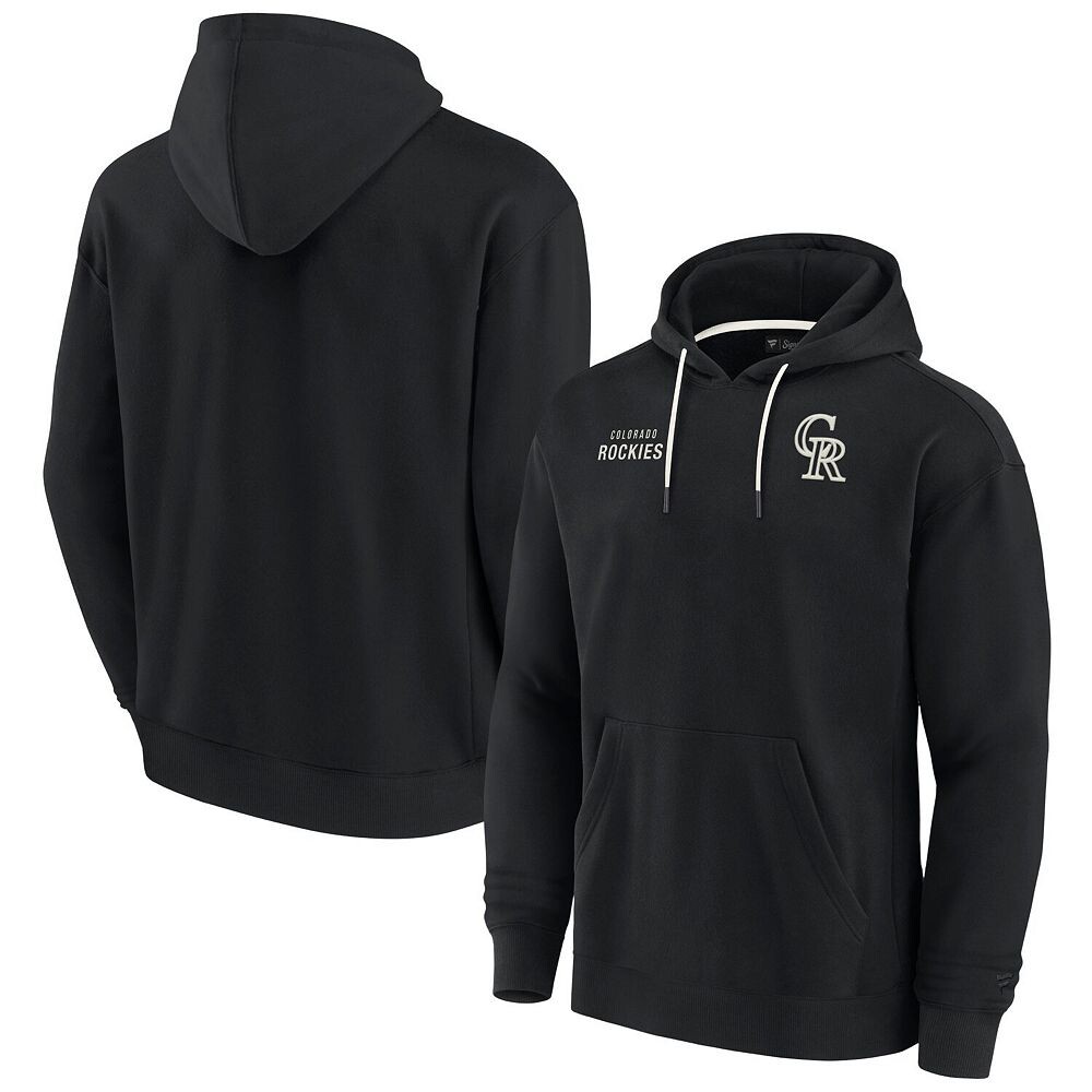 Унисекс Fanatics Signature Black Colorado Rockies Супермягкий флисовый пуловер с капюшоном, цвет Rck Black
Унисекс Fanatics Signature Black Colorado Rockies Супермягкий флисовый пуловер с капюшоном, цвет Rck Black