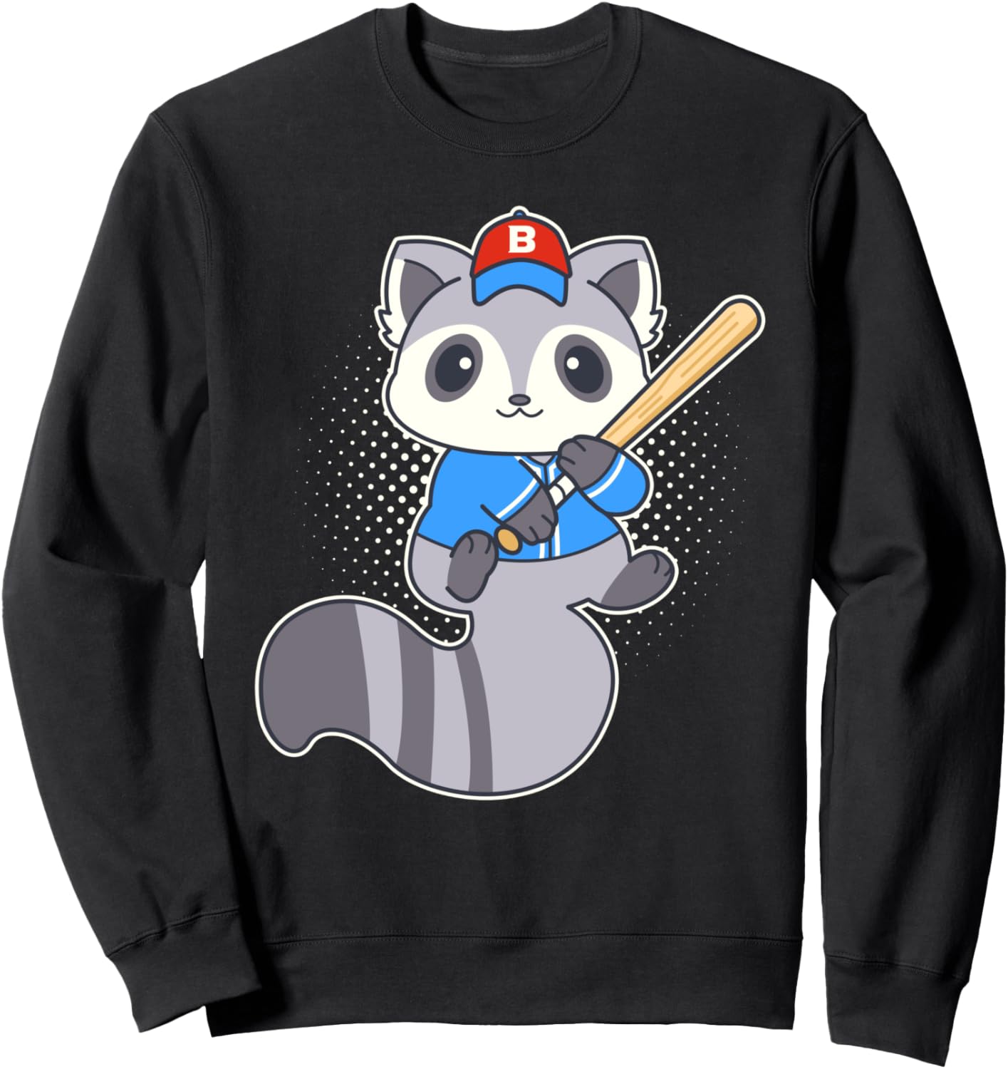 Милая толстовка с изображением енота в бейсбольной форме, бейсбольной битой и кепкой Cute Kawaii Baseball Raccoon, черный
Милая толстовка с изображением енота в бейсбольной форме, бейсбольной битой и кепкой Cute Kawaii Baseball Raccoon, черный