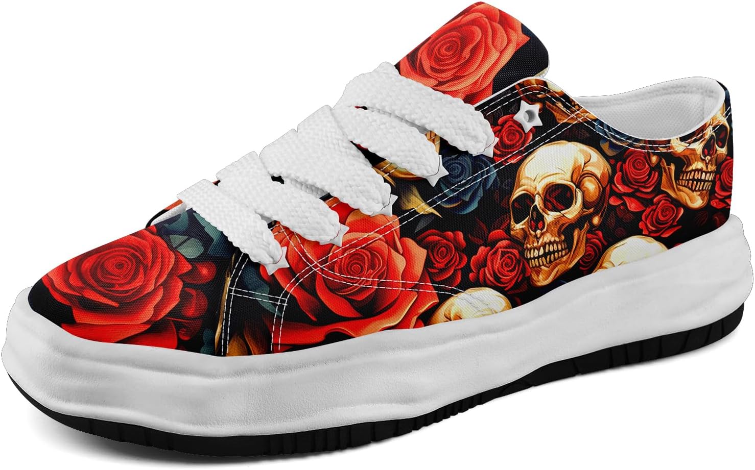 Кеды на низкой подошве для мужчин и женщин, яркие с черепом, легкие и удобные для прогулок Coolcustomize, красный
Кеды на низкой подошве для мужчин и женщин, яркие с черепом, легкие и удобные для прогулок Coolcustomize, красный