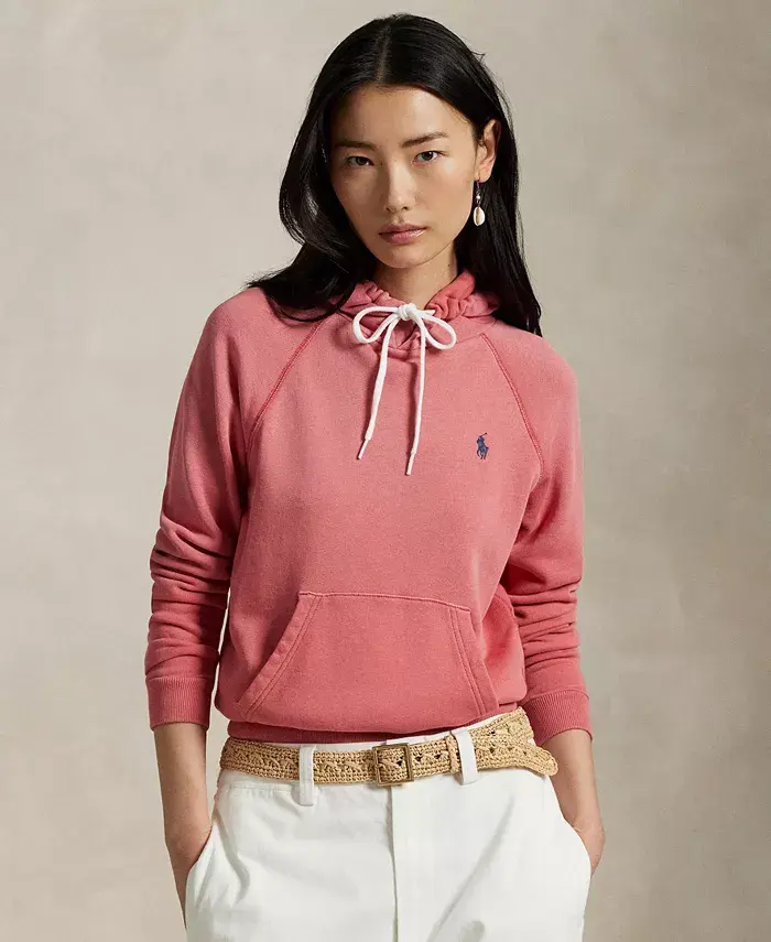 Женская худи из флиса укороченного кроя Polo Ralph Lauren, красный
Женская худи из флиса укороченного кроя Polo Ralph Lauren, красный