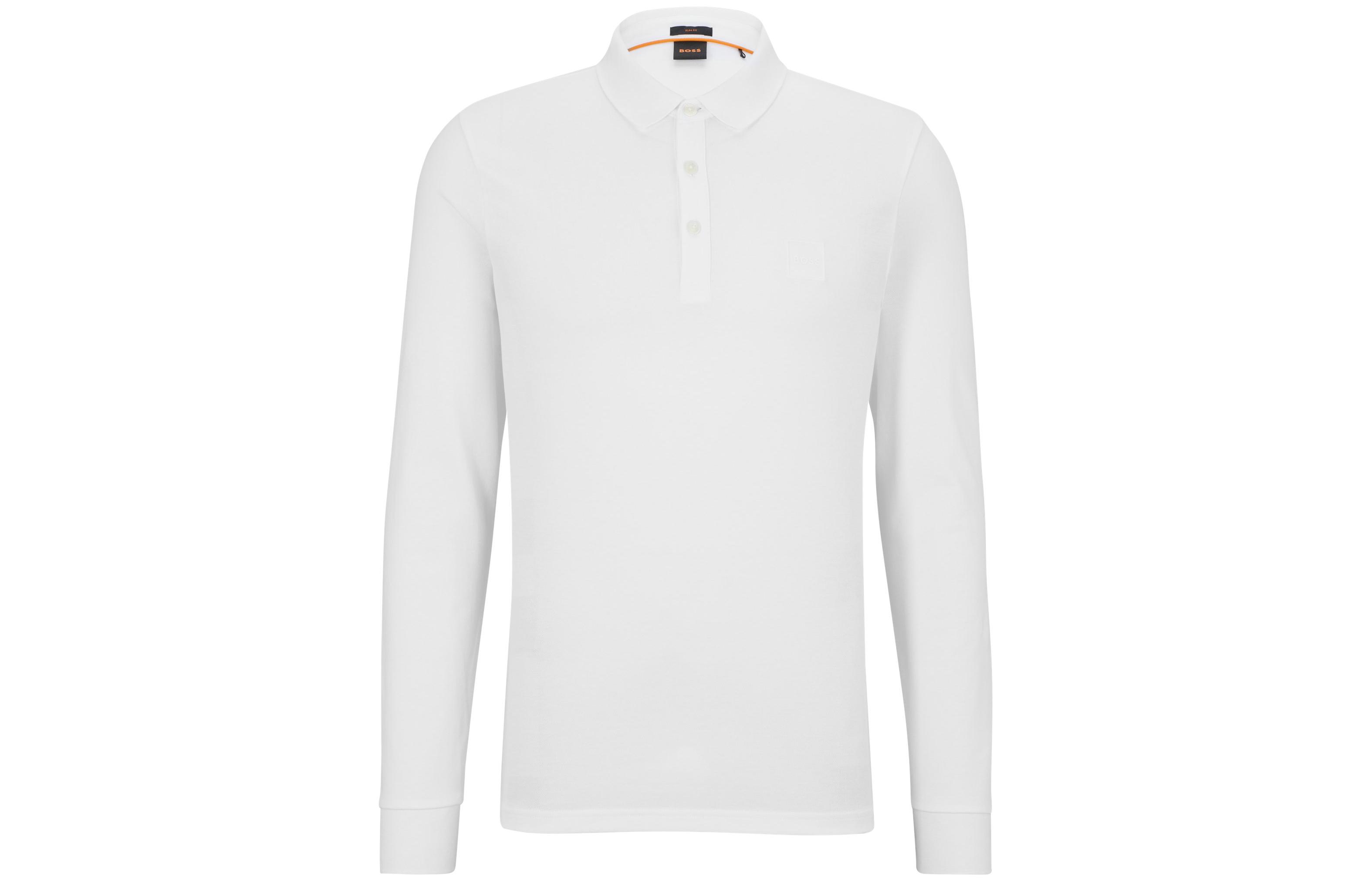 Хлопковая поло с логотипом HUGO BOSS, белый
Хлопковая поло с логотипом HUGO BOSS, белый