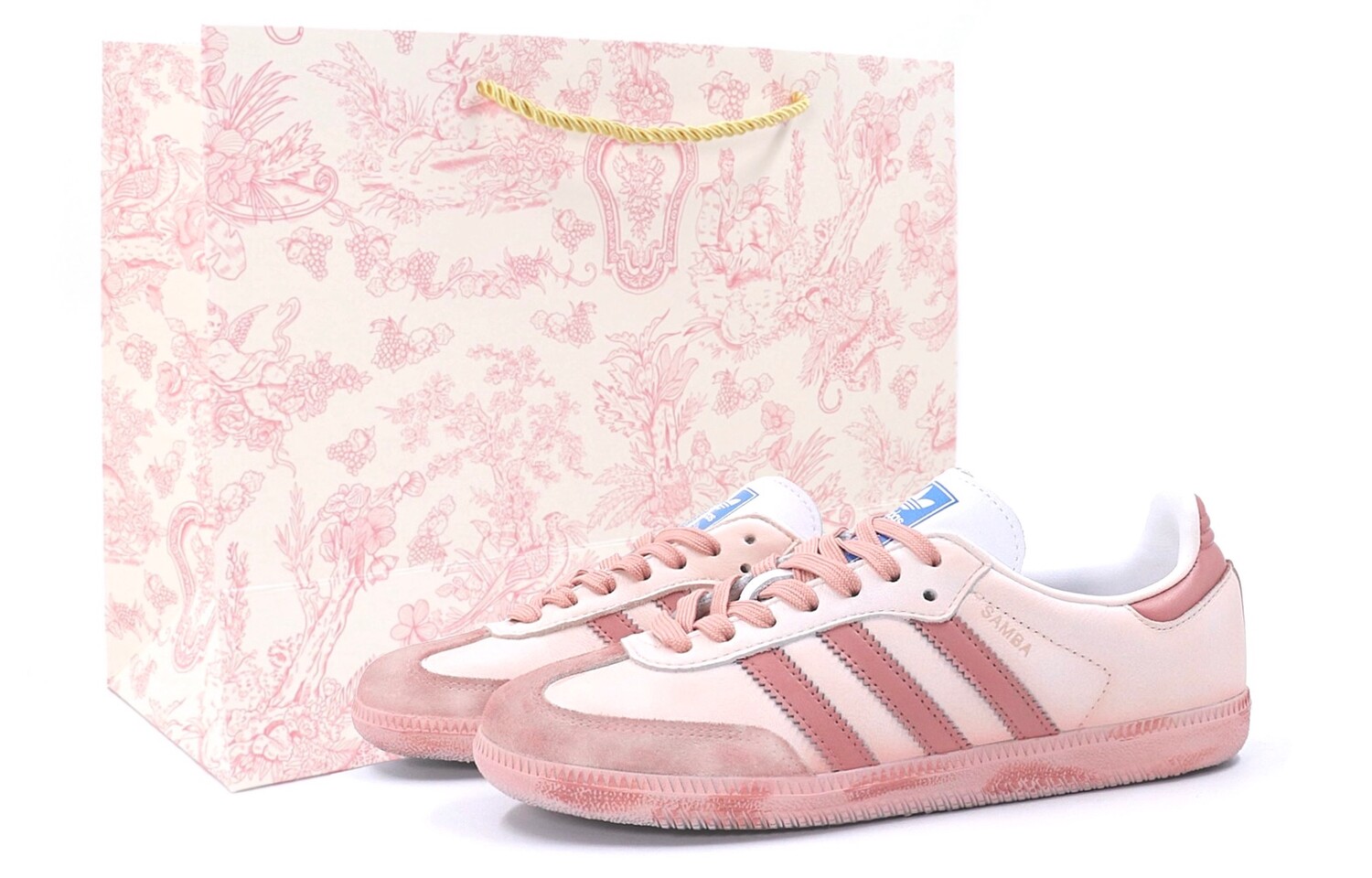 SAMBA OG Обувь для скейтборда унисекс, низкие кеды, розовый/белый Adidas Originals
SAMBA OG Обувь для скейтборда унисекс, низкие кеды, розовый/белый Adidas Originals