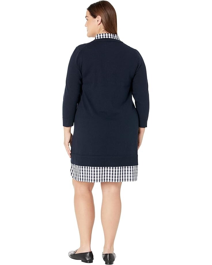 Платье Draper James Plus Size Wool and Cotton Combo Sweaterdress, цвет Nassau Navy Multi
Платье Draper James Plus Size Wool and Cotton Combo Sweaterdress, цвет Nassau Navy Multi