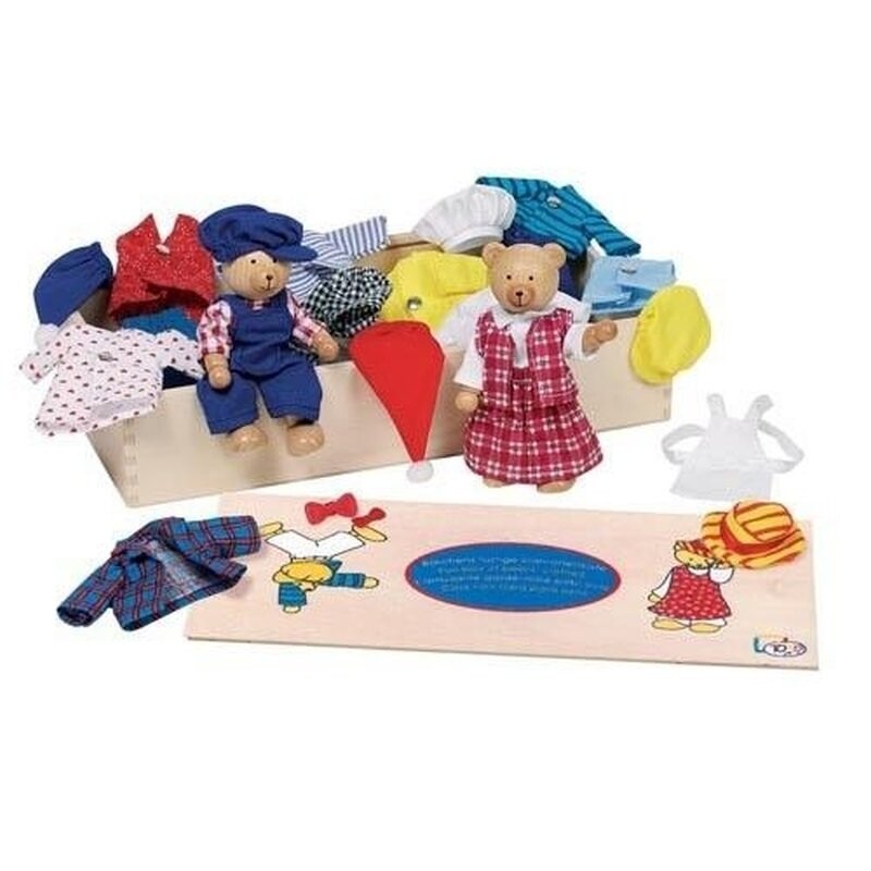 Гоки, Одевание плюшевого мишки, комплект Goki
Гоки, Одевание плюшевого мишки, комплект Goki